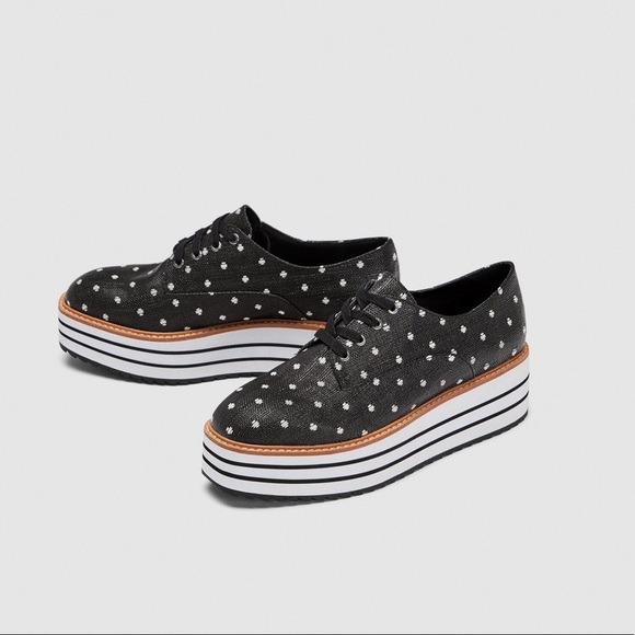 flatform derby shoes